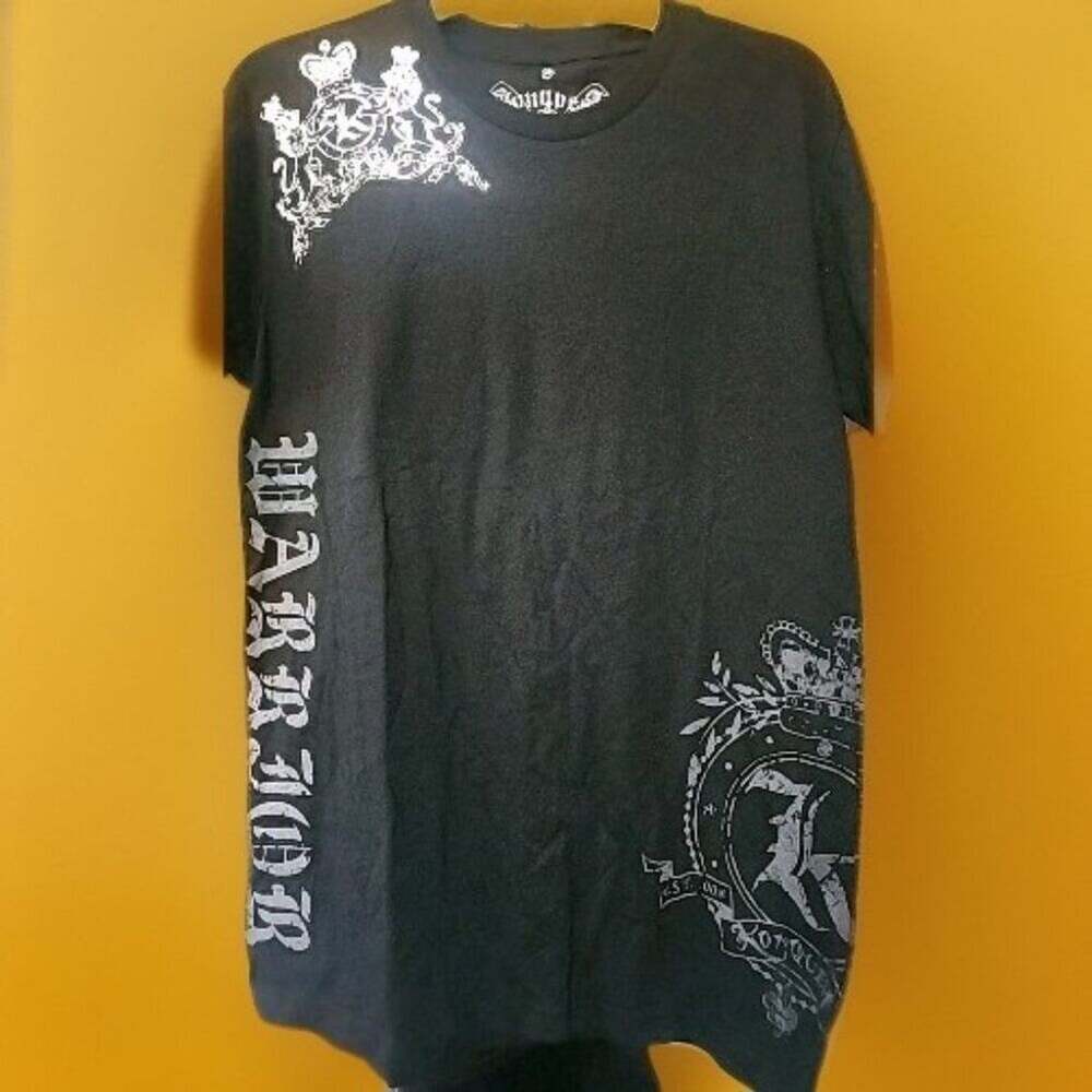 Konquest Collection Warrior Y2K Tee Small New A106 Excellent Combed Cotton